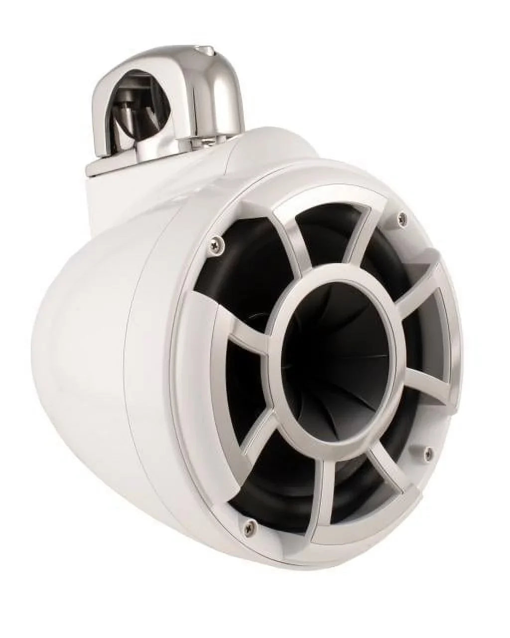 Tower WHITE Restored Swivel Clamp REV Wet (Refurbished) Sounds Speakers, 10 (Pair)