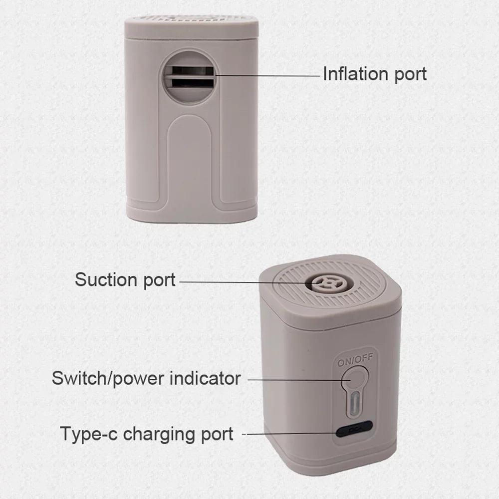 Pump Multifunctional Inflator Inflatable Mattress Cordless Outdoor Electric Pump Tickas Inflator and Portable Dual-use