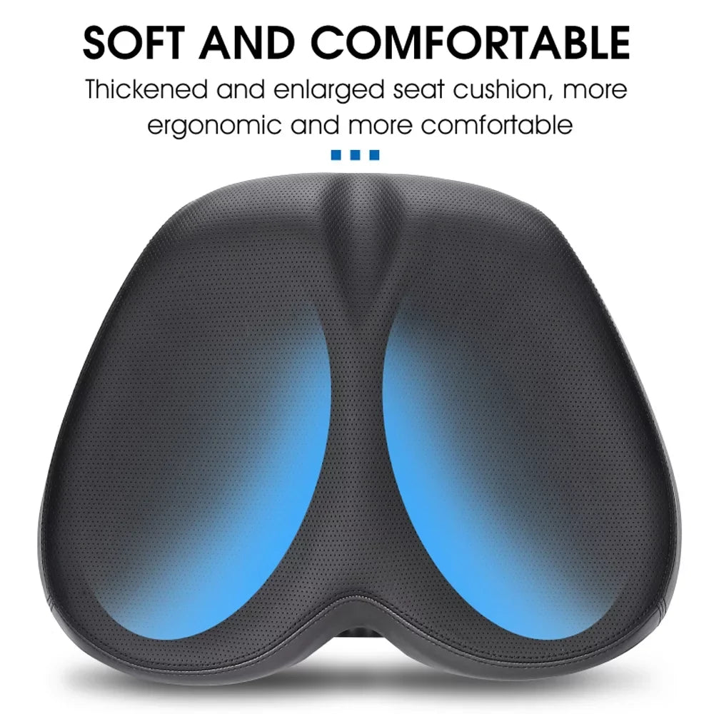for Aibecy Ergonomic Comfortable Long Distance Design Bike Cushion Widen Riding Shockproof Saddle Thicken Replacement Road
