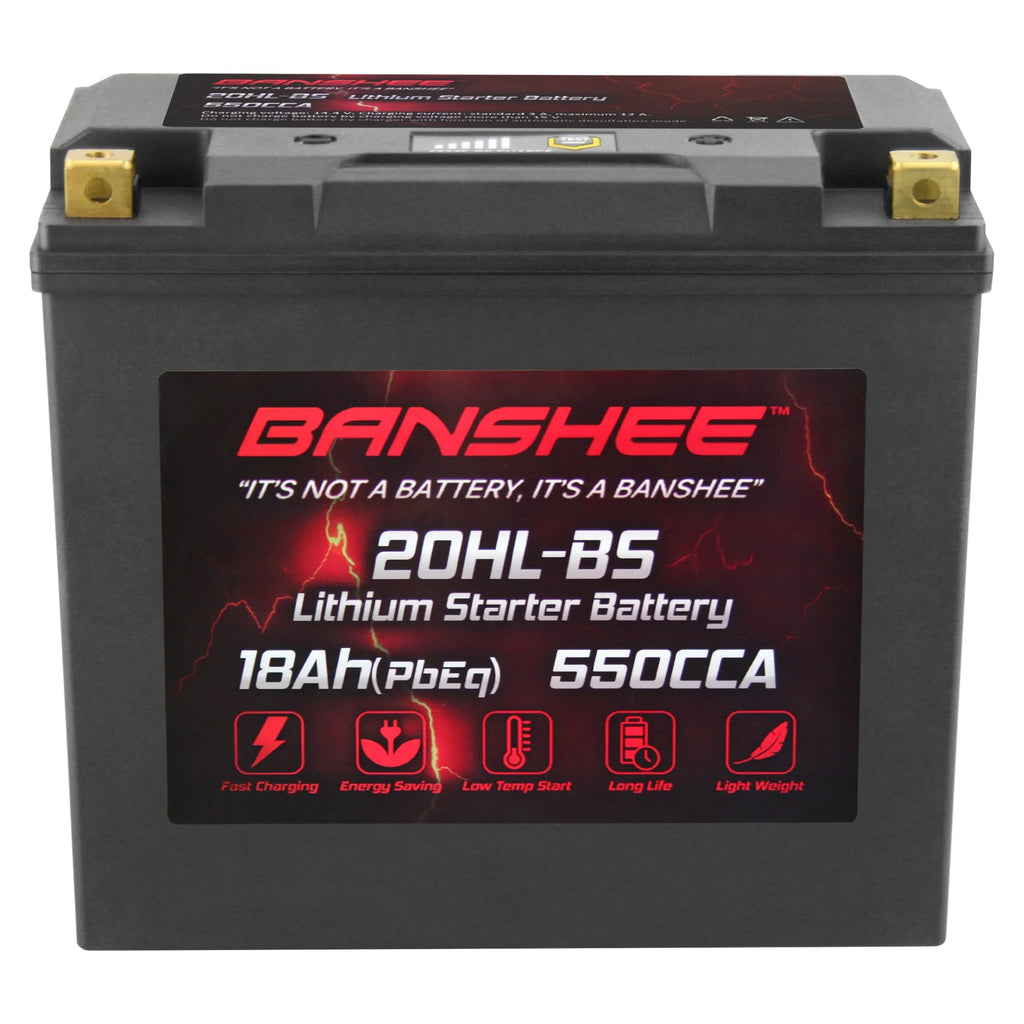 Compatible Touring Battery YTX20L-BS Victory 2002 Cruiser 2002 with Deluxe Motorsports to V92TC Banshee LiFePO4