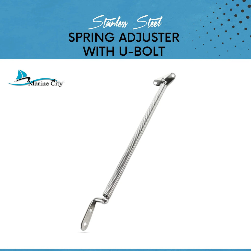 inches Stainless-Steel Adjuster L-Shape and Spring Marine inches with inches 8-1/4 Length: U-Bolt City Hatch or 8-1/4 10-1/4 Plate