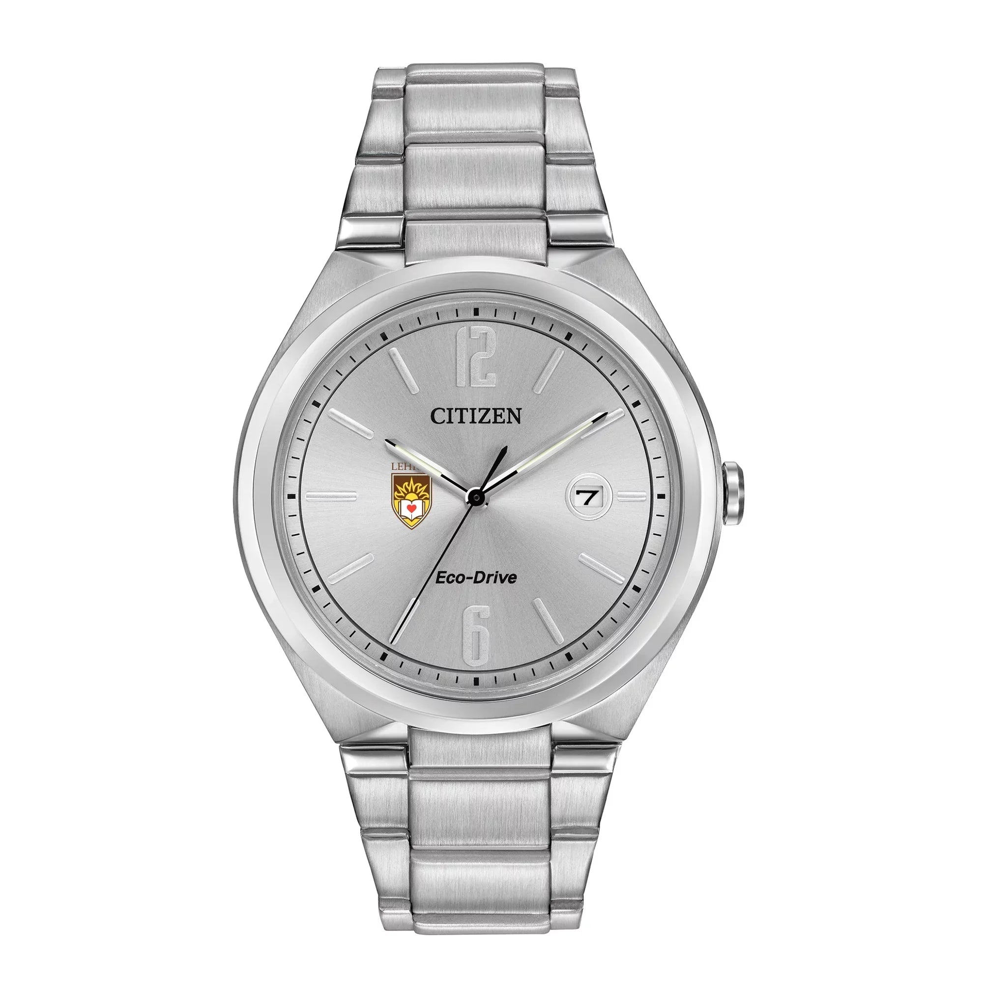 Watch Eco-Drive Mountain Men's Stainless Hawks Steel Lehigh Silver