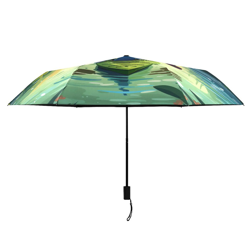 Windproof Size 50+ - UPF Boating Packable Landscape for To Umbrella Compact Rain Umbrella Travel Lightweight Arc 101 Boating- Folding