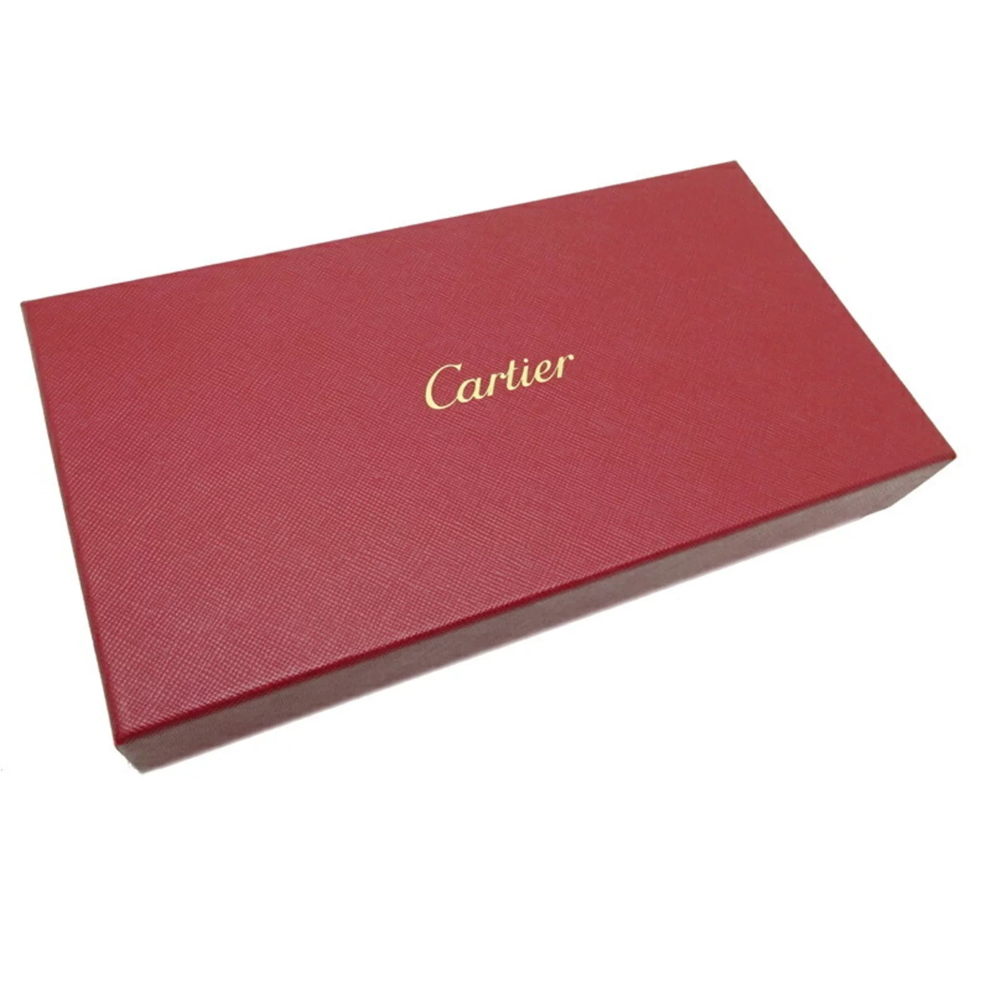 (Good) Women's Mastline Bordeaux (Red) Wallet Cartier Pre-Owned Long Leather