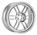 28mm 14x7 4x100 Enkei Offset RPF1 54mm Wheel Bore Silver