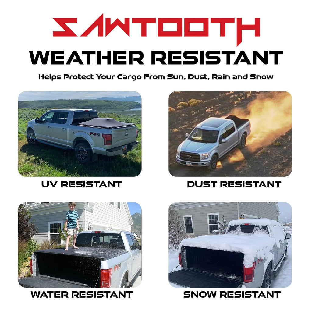 Cover 1500, Sawtooth 3500 Ram Expandable 5'-7" Tonneau with 2500, Bed | Compatible 2019-Present |