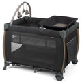 Full with Monbebe Point Rocking Bassinet, Size Castle Yard Play