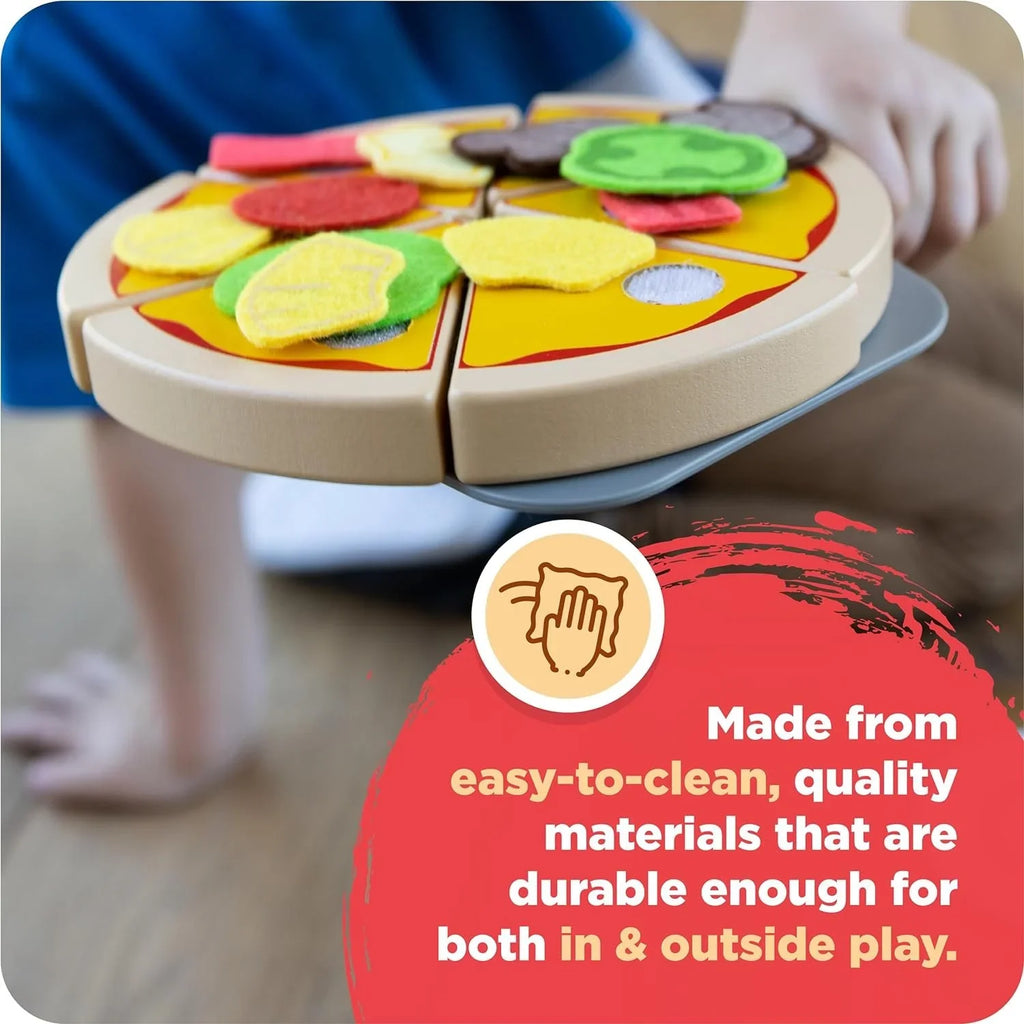 Storage, Set Pretend with - Oven Playset Fat Brain Pretendables Pizza Toys 3+ Backyard