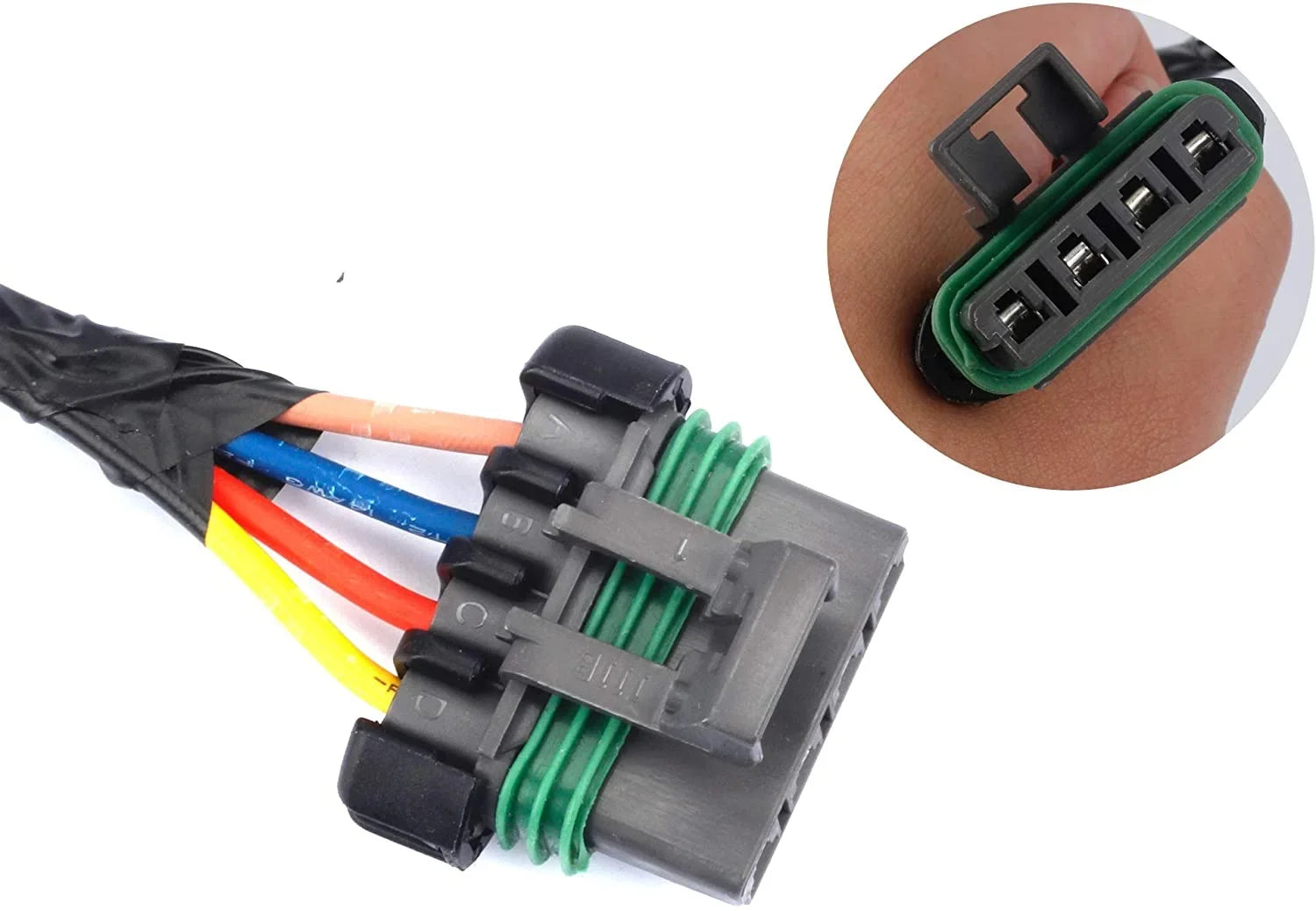 89019303 Compatible GMC 2004-2012 Heater Harness Wiring A/C Canyon Dasbecan 97287182 Chevrolet 89019124 Replaces# Blower with Motor Colorado