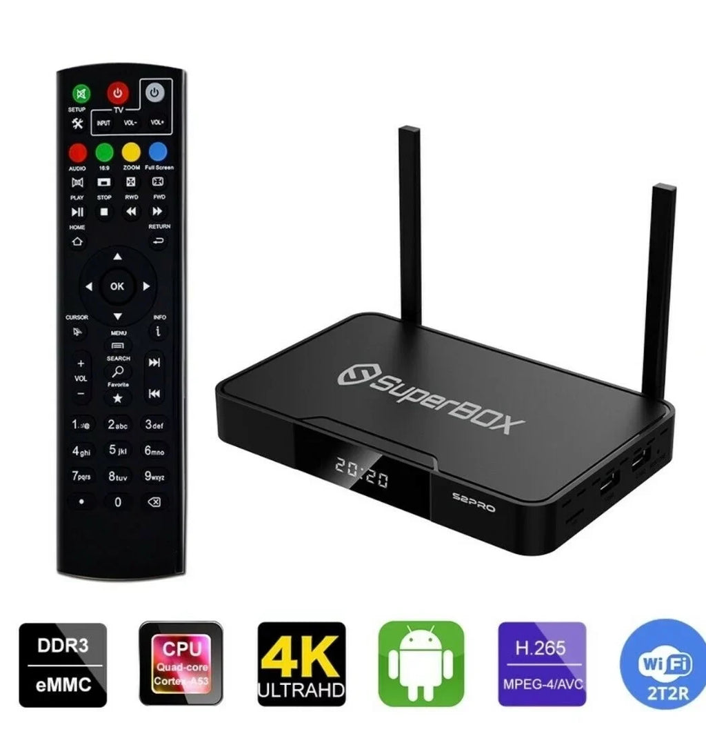 s2 9 pro Powered ROM RAM USB3.0 2GB by Android Output mini computer 16GB superbox