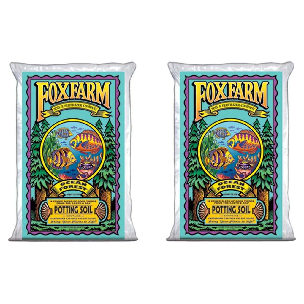 Pack) Foxfarm 6.3-6.8 Garden pH, Potting Cu Ft Bags Ocean Soil Forest 1.5 (2