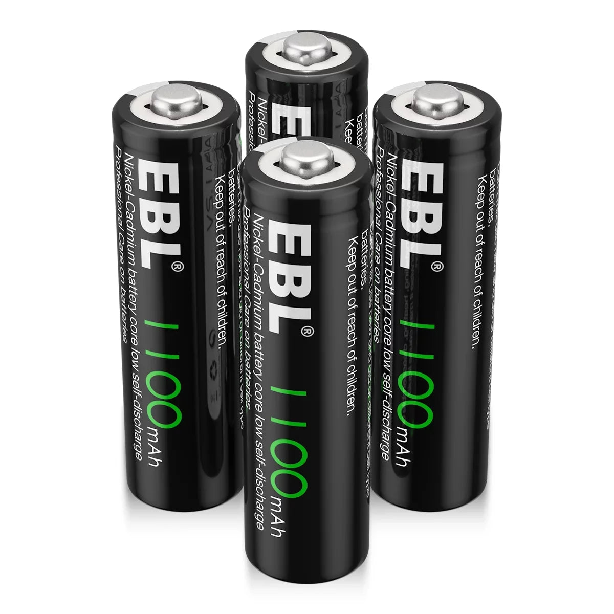 Pack), Rechargeable a AA Long-Lasting 1.2 EBL Batteries Batteries Volts Double (20