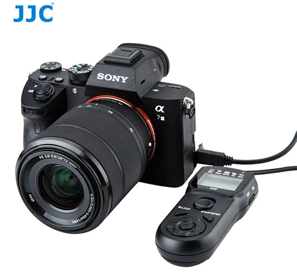 A7R RX100M4 RX100M5 RX1R A9 TM-F2 for RX100M7 RX100II RX10 Remote LCD A7 A9II III Timer II Intervalometer IV Sony A7M2K A7S JJC II III II RX10 A3500 RX100M5A III A5000 III A3000 II II RX100M6 RX100III