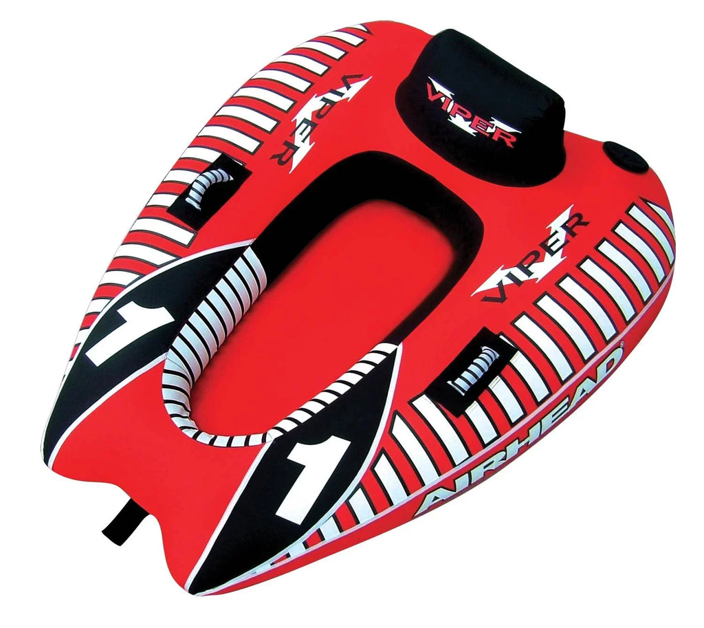 Tube Single AIRHEAD w/ Cockpit 1 AHVI-F1 Rider Inflatable Viper Towable Tow Rope