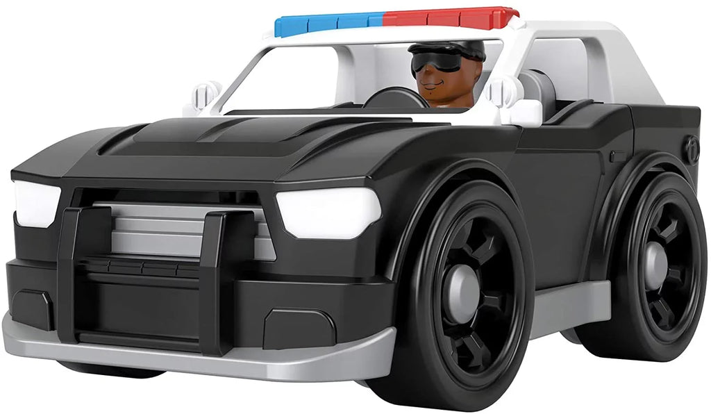 Police Push-Along Toy Fisher-Price and Set Figure Cruiser, Car Super Character Imaginext