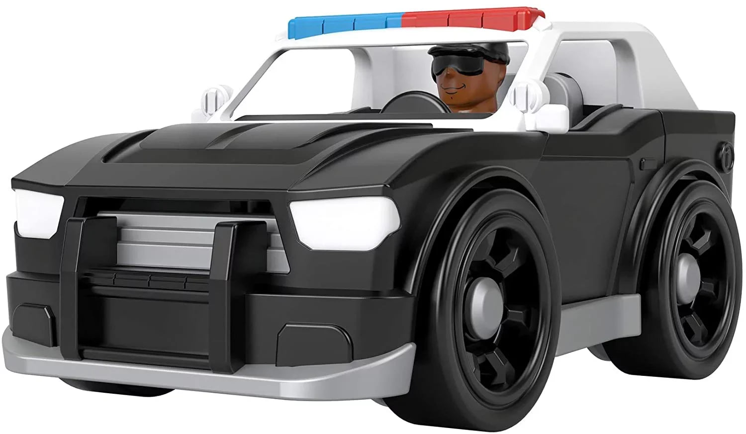 Police Push-Along Toy Fisher-Price and Set Figure Cruiser, Car Super Character Imaginext
