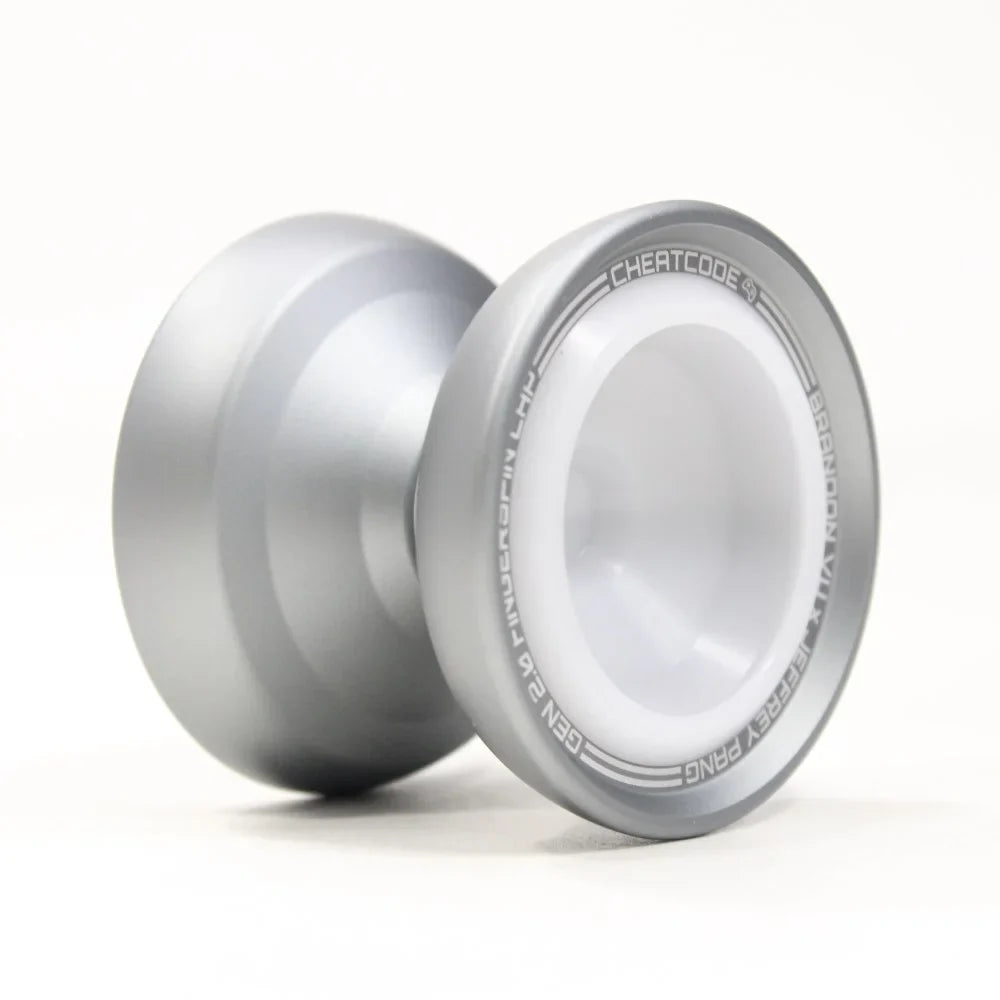 Jeffrey The YoYo Fingerspin Ultimate Vu Pang - Brandon CHEATCODE x (Grey) Yo-Yo