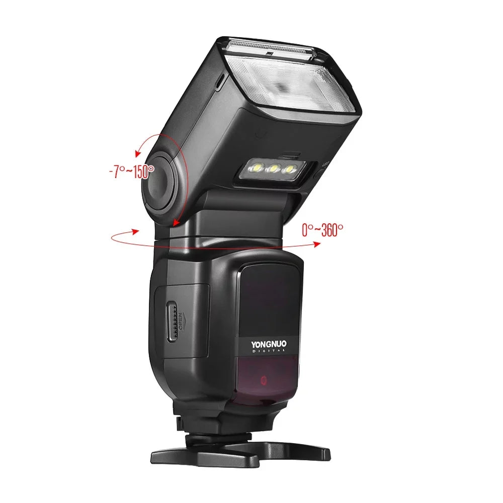 Speedlite Compatible II Wireless YN560 DSLR Flash Cameras Built-in HSS Yongnuo 5600K System YN968N Wireless TTL with 18000s YN622N for YONGNUO Nikon