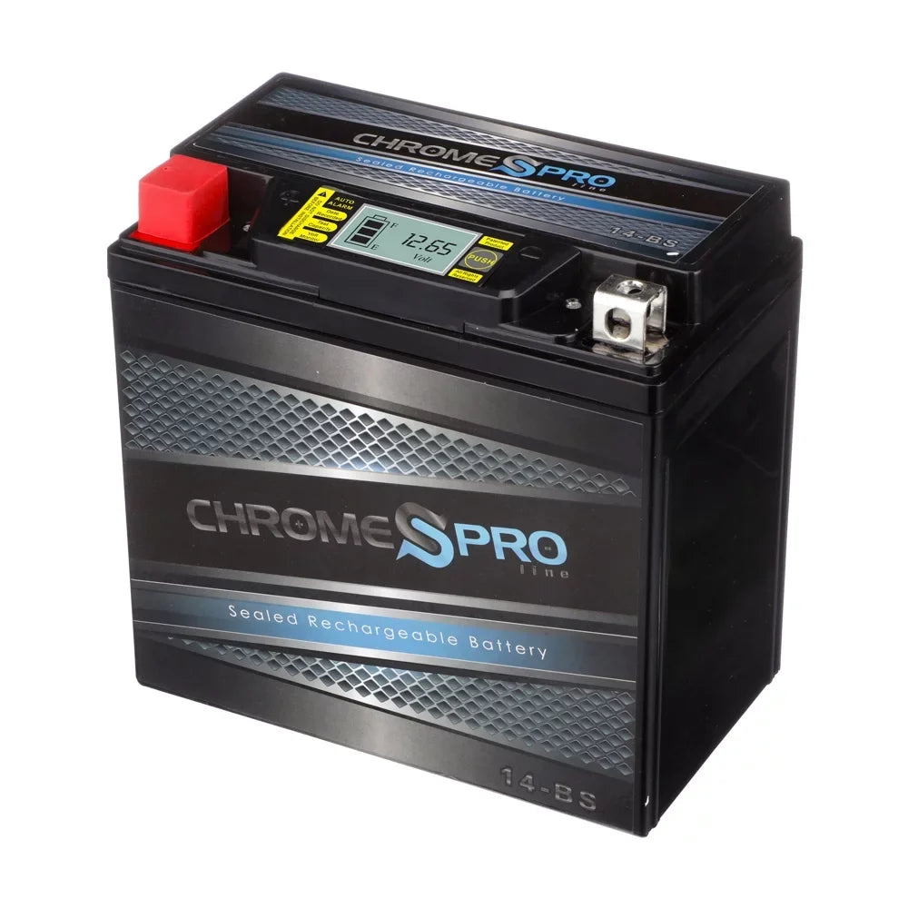 Chrome Igel Motorcycle Pro (Spirit, Battery Ytx14-Bs 2002 C. Vt1100C, T C3, Tourer) 1100Cc Honda Shadow Battery A. E. For Aero,