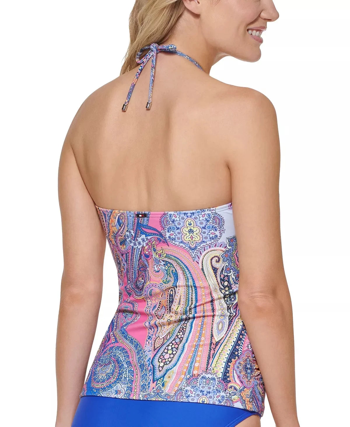 Hilfiger Tankini Top, JAIPUR MULTI Printed US PAISLEY BLUE PROVENCE Tommy Medium