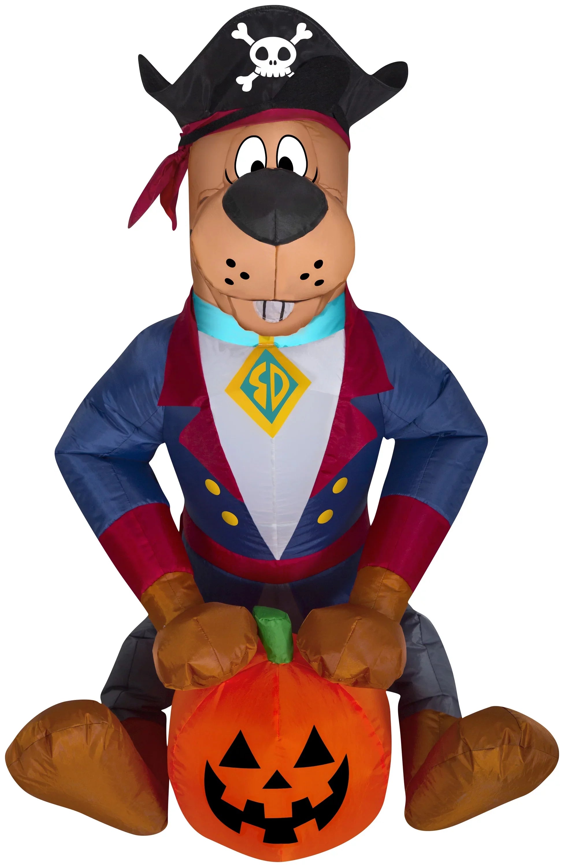 Pirate Scooby WB, 3 Gemmy Multicolored as Airblown ft Inflatable Tall,