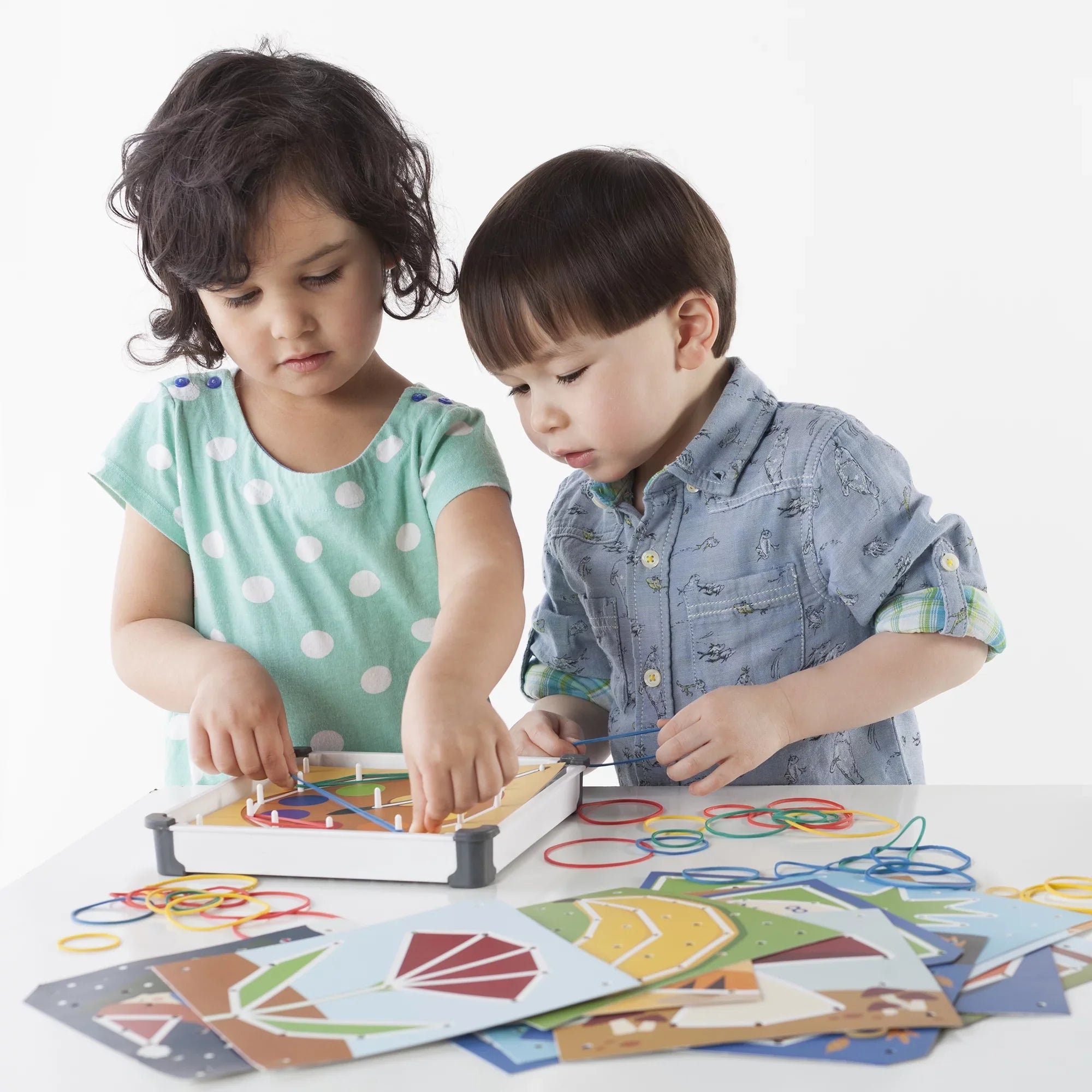 Geo Multicolour Skill Boards, Guidecraft Set Action &