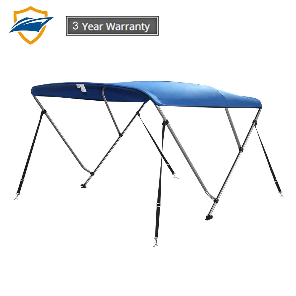 Bimini Top Blue 3Bow Seamander 6'Lx73-78"W,Pacific