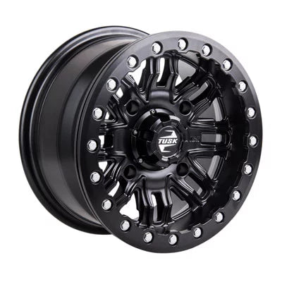 Black For Pro 4/137 Defender HD10 Star Nebo Tusk 2021-2022 + 3.0 14x7 Beadlock Lone Can-Am Matte 4.0 Wheel