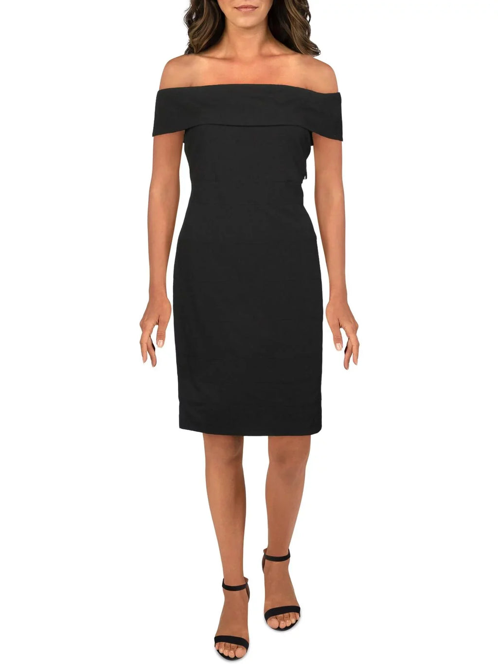 Womens Cold Shoulder Hilfiger Dress Tommy Cocktail Sheath
