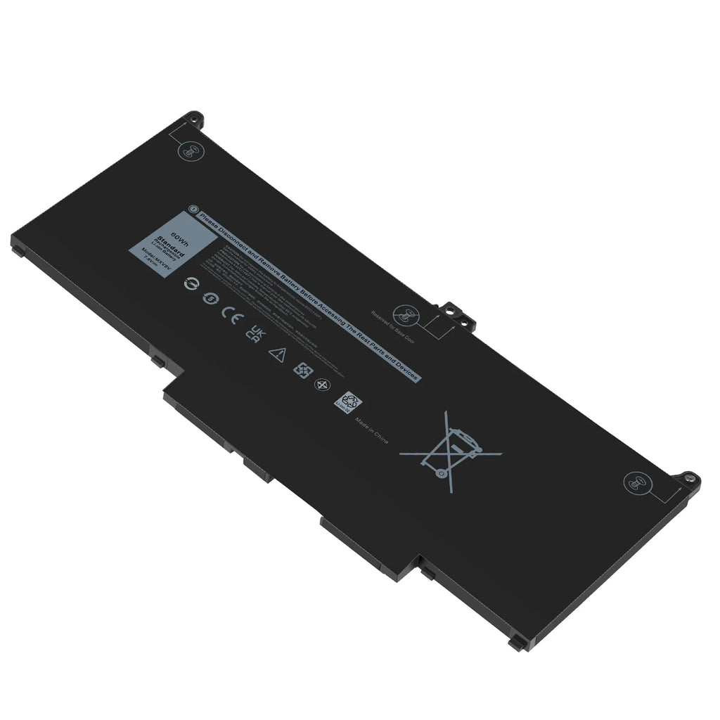 5310 7400 (2-in-1) 7300 MXV9V Battery Latitude For 5300 60Wh Laptop Dell