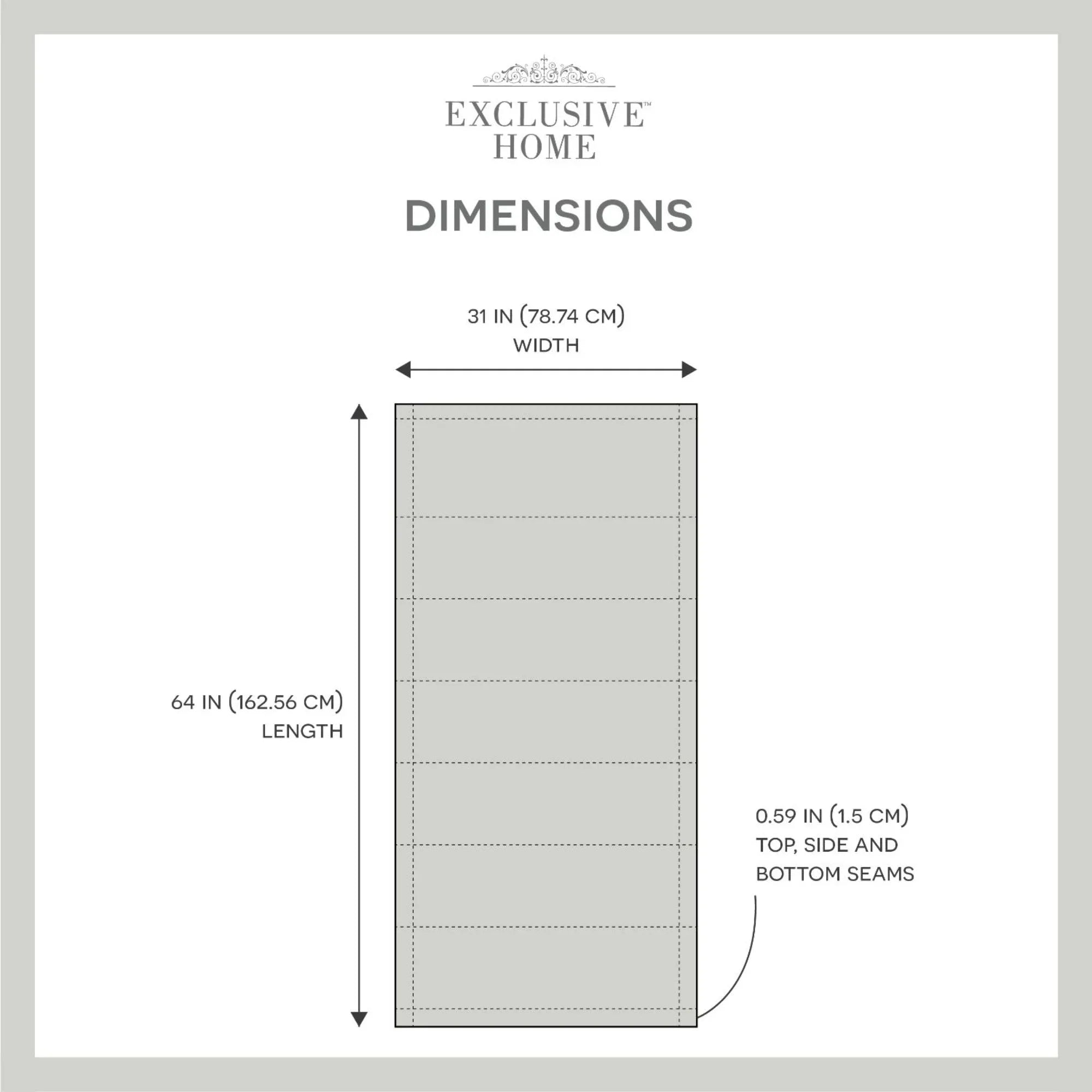 Home White 31"x64", Exclusive Total Trellis Shade, Montague Blackout Roman