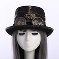 Unisex Steampunk with Gothic Hats Punk GRACEART Hallo Goggle Top Hat