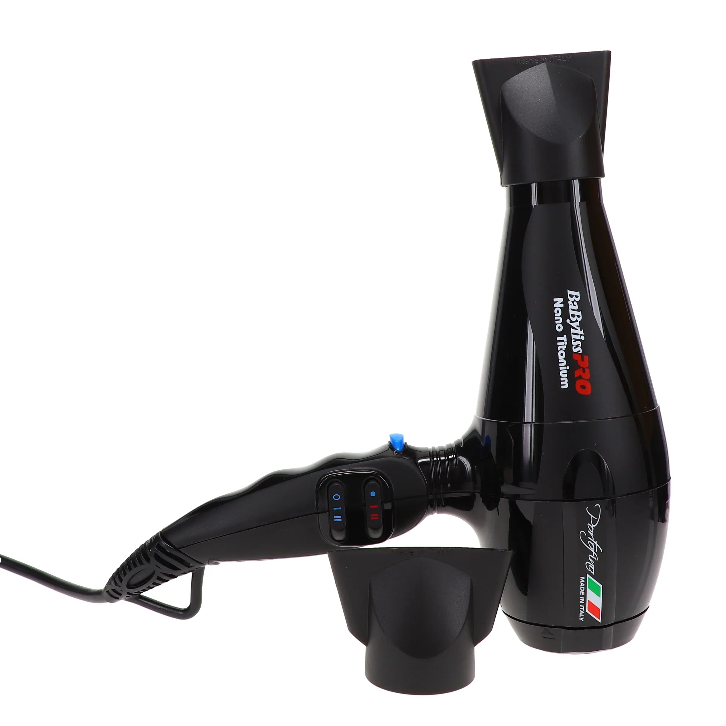 Full-Size Dryer BaBylissPRO Black Titanium Portofino Nano