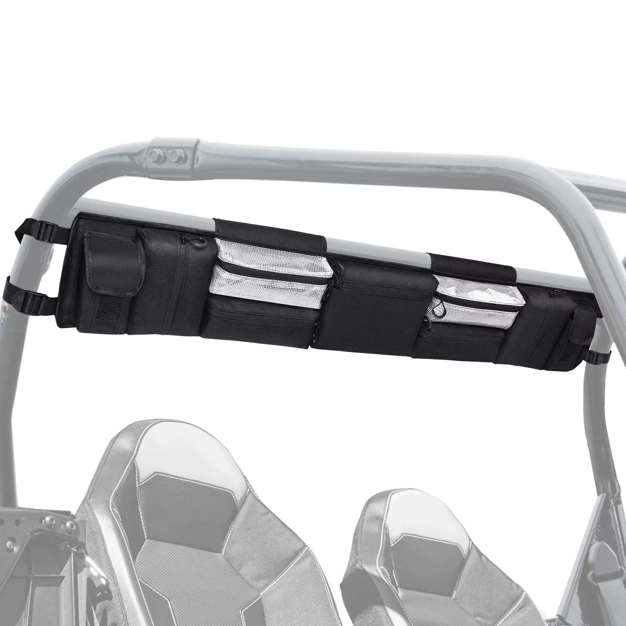 Tools and UTVs Most Gear Polaris, Size Organizer, Solution Rear Cage MICTUNING Roll Black Yamaha Bags, Storage UTV Bag Full Storage Cargo Kawasaki UTVs, for