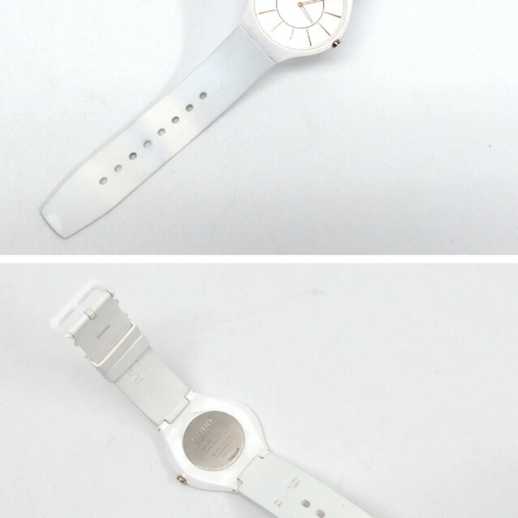Pre-Owned Watch Quartz (Good) Thinline Men's True R27957109 White Rado