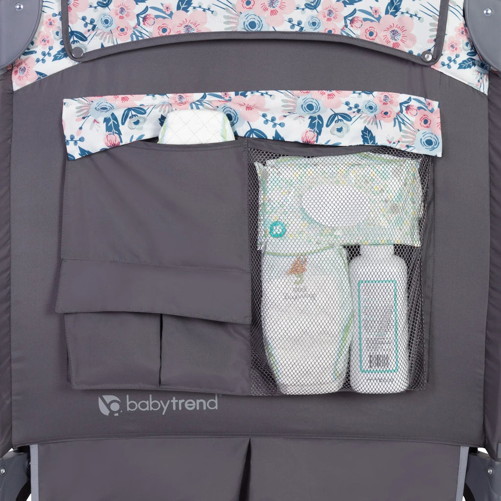 Center – Baby Deluxe Trend Playard II Bluebell with Bag Pink Travel Nursery