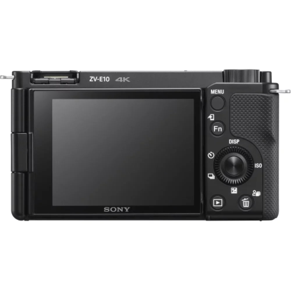 Transcend |16-50mm Camera Card + ZV-E10 Bag Memory (Black) Sony Cleaning + with Flexible Lens (5 Items) Camera Mirrorless Tripod Kit 64GB Bundle +