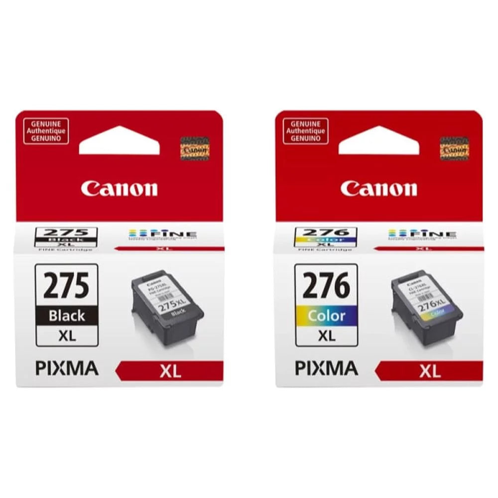 (Black, Black Ink Cartridge and Magenta Canon CL-276XL Cyan, and Color PG-275XL Yellow)