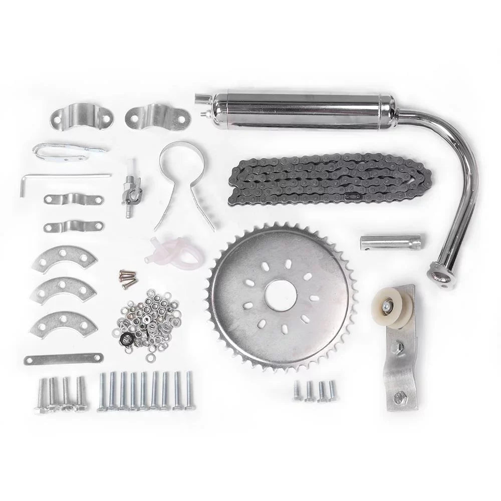 Gas Bike Petrol Bicycle Zimtown Four-speed Engine Kit Engine Cycle Motor Motorized 53cc Bicycle Kit for