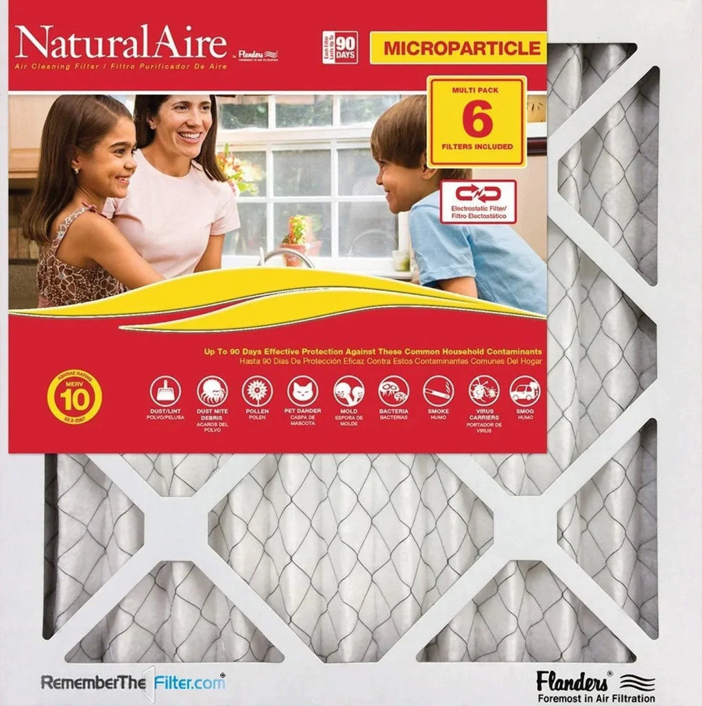Microparticle MERV 85256.01235235 (6 pack) NaturalAire Filters 10 23.5x23.5x1