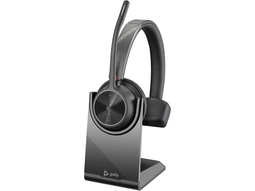 4310-M Headset - Teams 4.92 - - Wired/Wireless - - ft Mono - 164 - Bluetooth Over-the-head With 20 Stereo, Certified ft - Microsoft Binaural - 20 Charge kHz - Stand Voyager Hz ... Cable Poly Ear-cup -