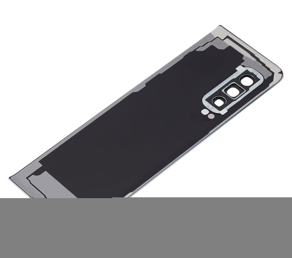 Cover With (F900) Plus) Silver) Glass Back 4G Fold Compatible Samsung Replacement Camera (Aftermarket Galaxy Lens (Space For