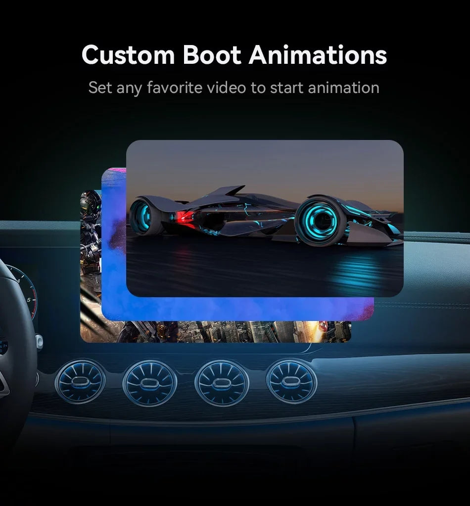 SIM/TF Wired 11, Wireless Netflix YouTube Auto Output，8 Android Magic Cars Carplay AI with Carplay Multimedia Core, Biniz Support Carplay Box HDMI Box Android Factory 2+16G with Video 4G Card,for Box