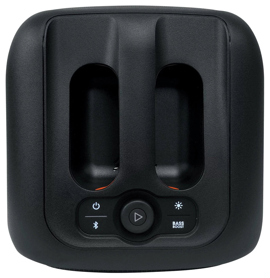 Portable LED+Wireless Party Speaker w Mics Compact JBL Partybox Encore Essential
