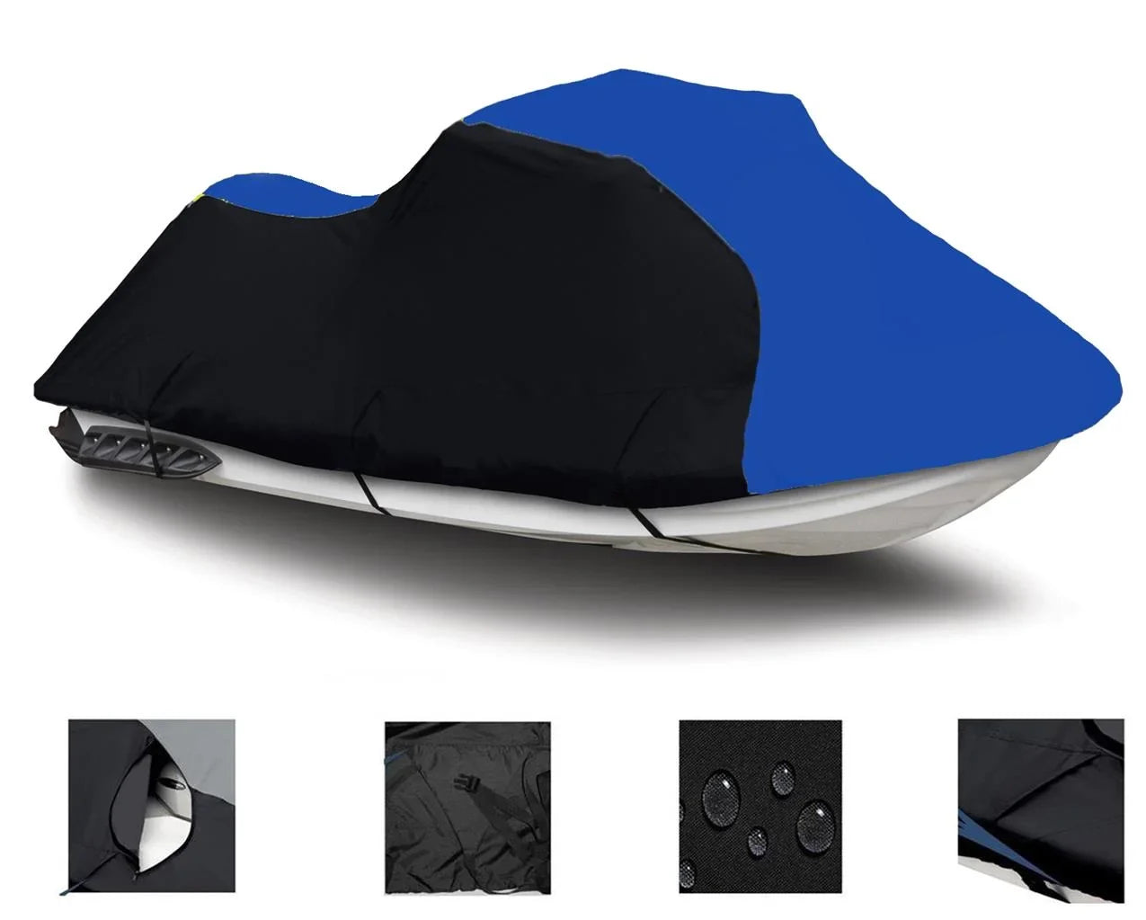 LX BLACK Ski Ultra Kawasaki 2015 2007 / BLUE 2014 2011 600 Jet PWC HEAVY-DUTY, 2018 Compatible 2013 DENIER 2019 2022 2008 2017 for Cover 2009 2012 2010 2021 2016 Watercraft 2020