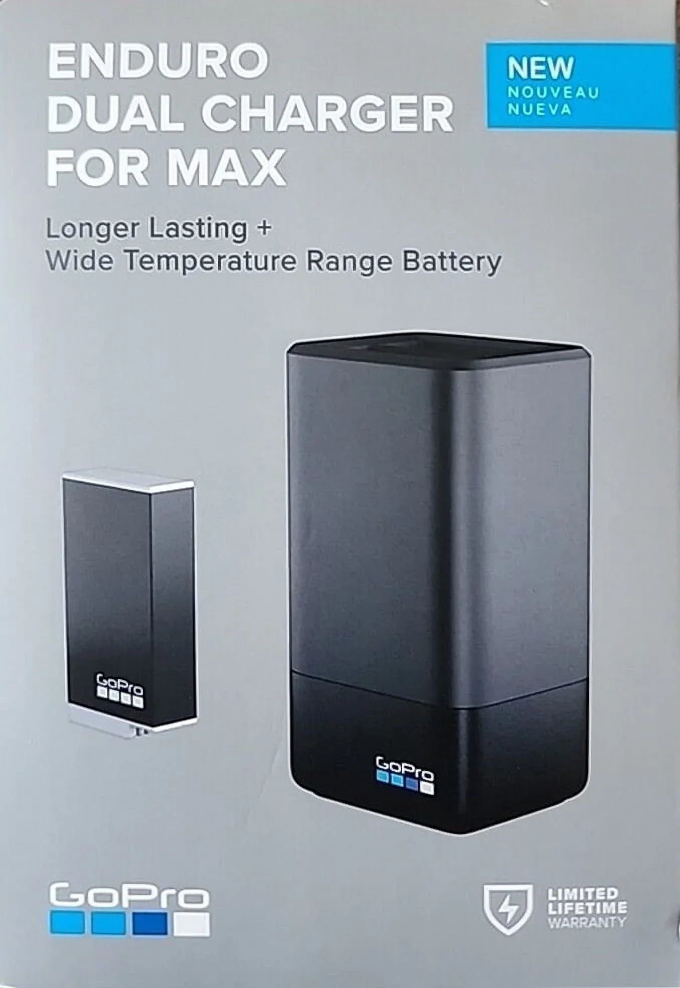 with Battery Enduro Battery MAX Dual for Charger GoPro