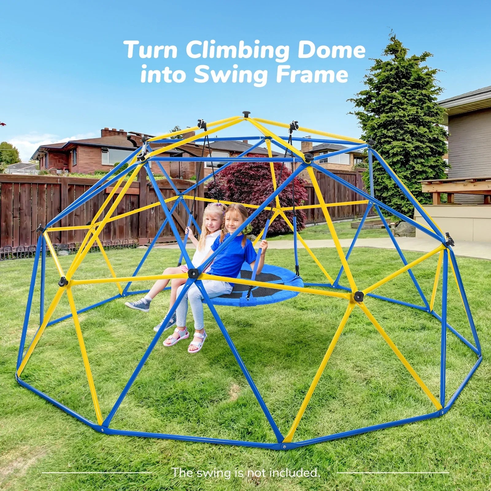 Dome and with Dome 800 Steel Hammock with 10FT For Climbing Climber Frame Swing Kids lbs JUGADER Canopy