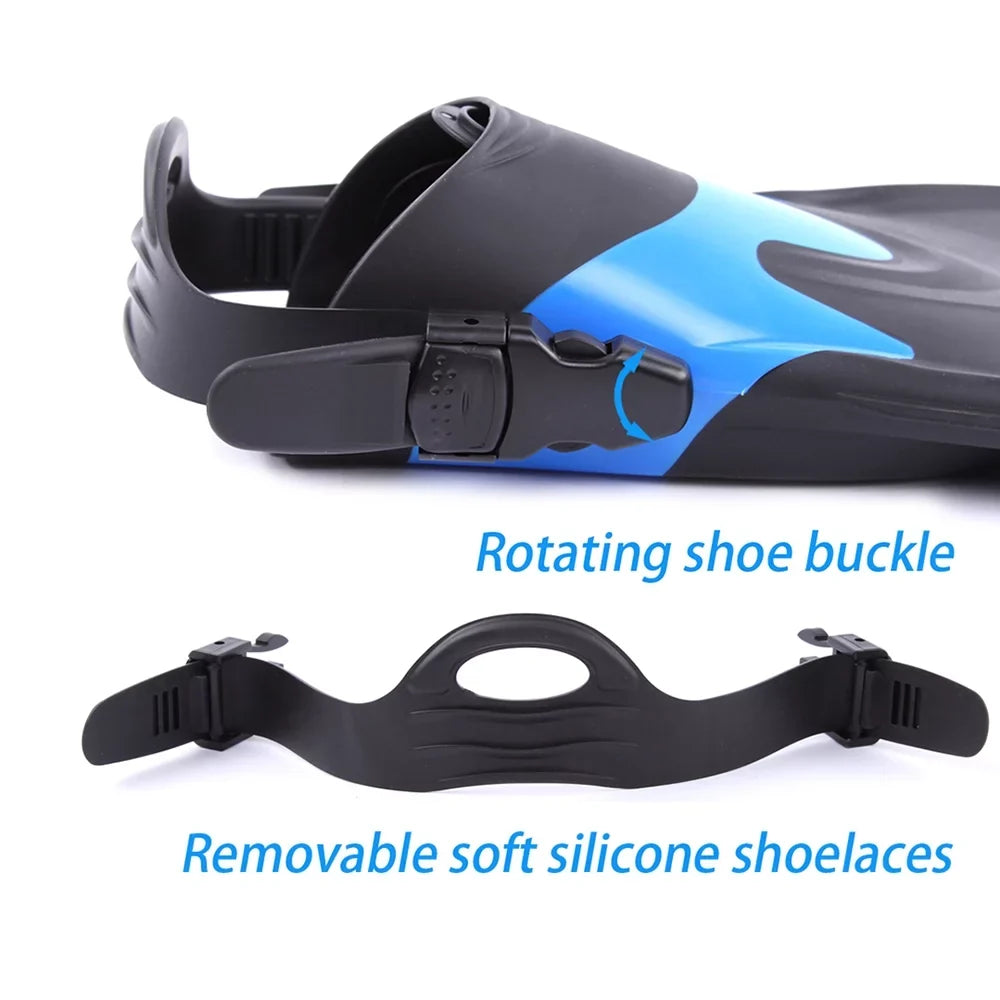 for and Perfect Adjustable Swim Fins WHALE Snorkeling Heel Water