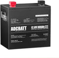 LiFePO4 12V for Self Metal Motor, off-Grid Case Adcbatt Battery Trolling RV, and 300Ah with Heating