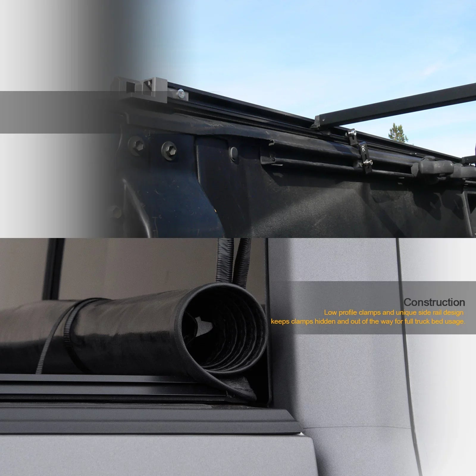 ( Bed Stehlen Feet 5.7 733469493334 Roll Style Black New 1500 Up 2019-2022 Body Ram 68.4" For Tonneau And Cover Lock Short - )